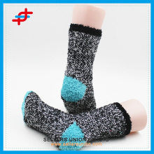 New style microfiber ladies stripe warm cozy needle socks